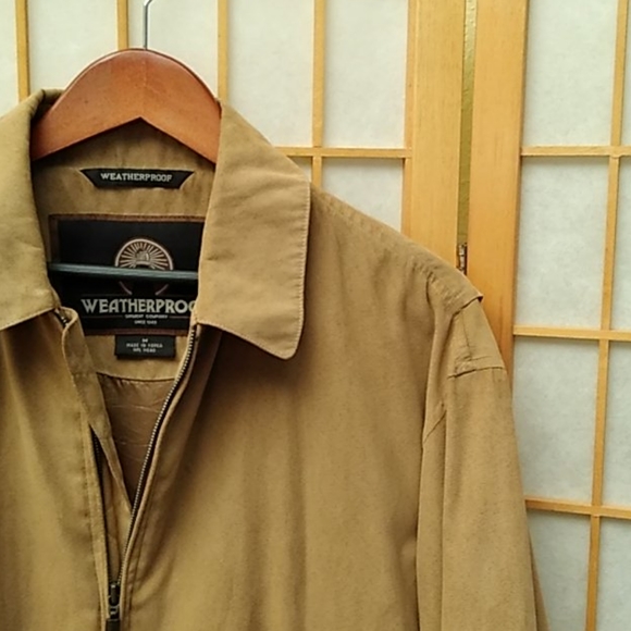 Weatherproof Micro-Suede Bomber Style Jacket - Picture 5 of 9
